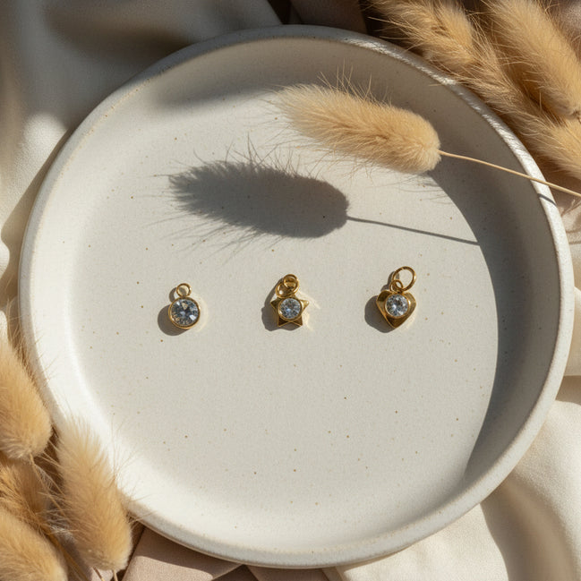 Charms Zirconia Blanca