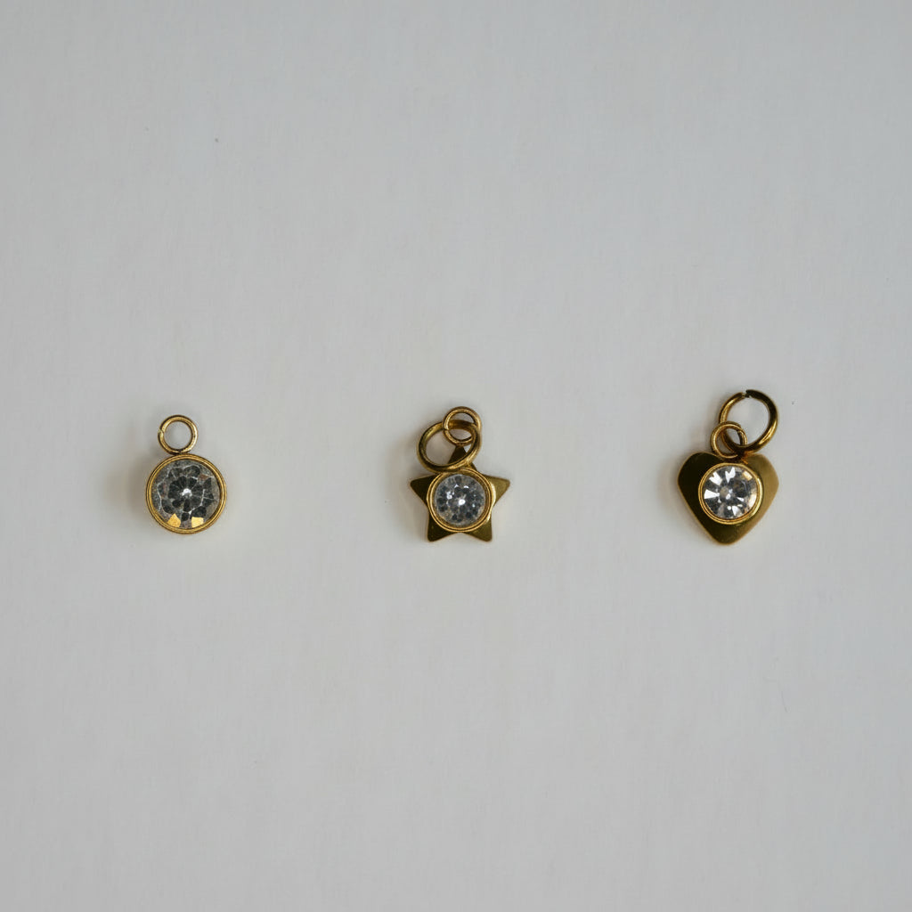 Charms Zirconia Blanca