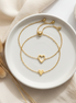 Mom & Me — Set de Pulseras de Corazón