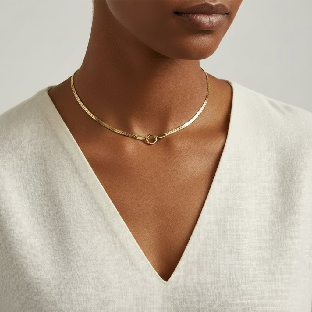 Collar Curb Chain Kepper